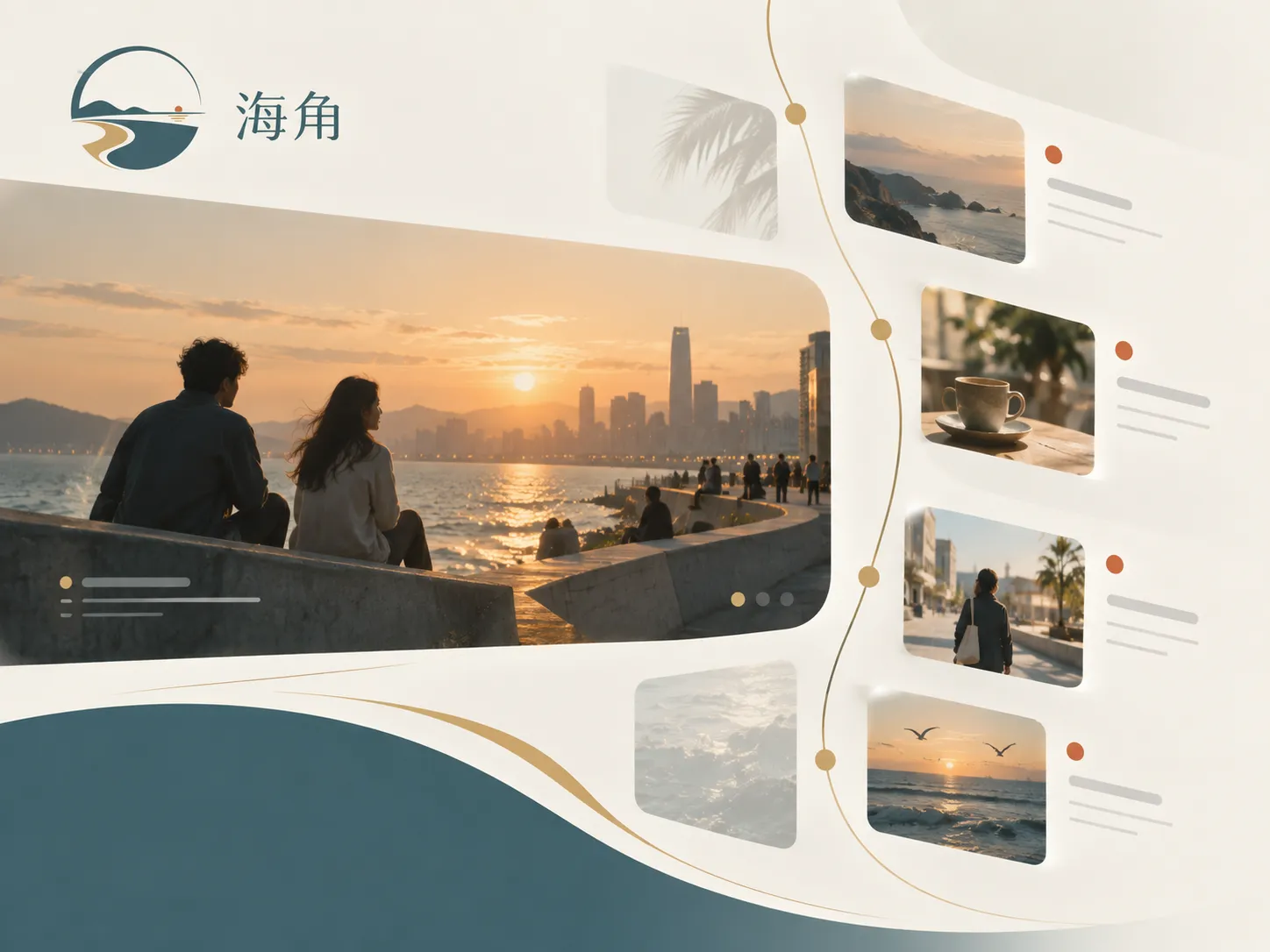 一张餐桌的准备过程